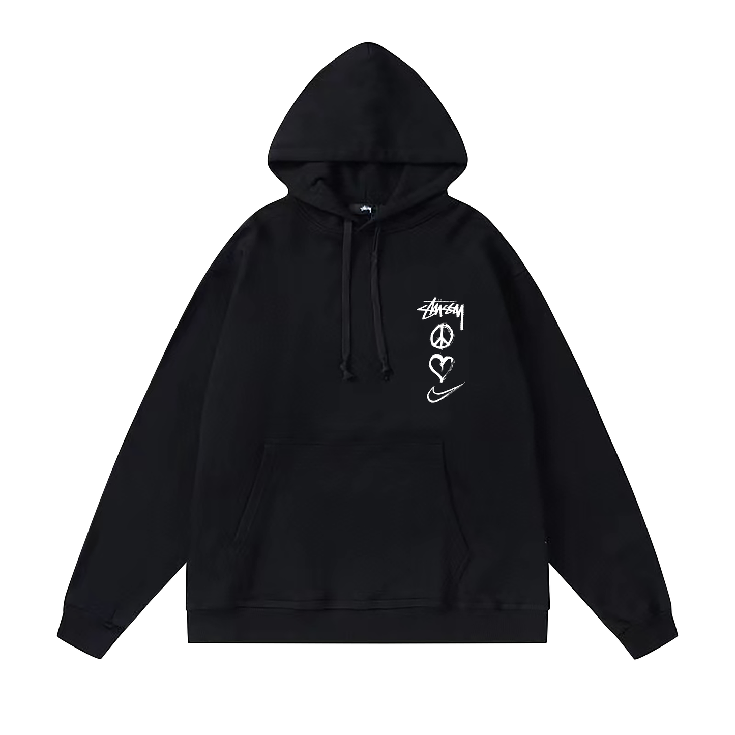 STUSSY ×NIKE HOODIE BLACK