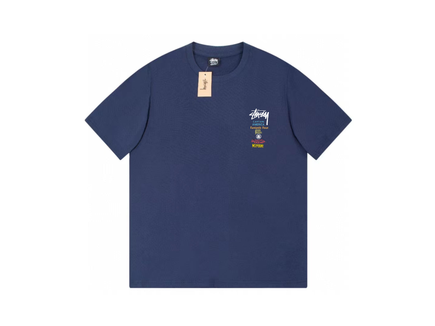STUSSY FANTASTIC FOUR TEE NAVY