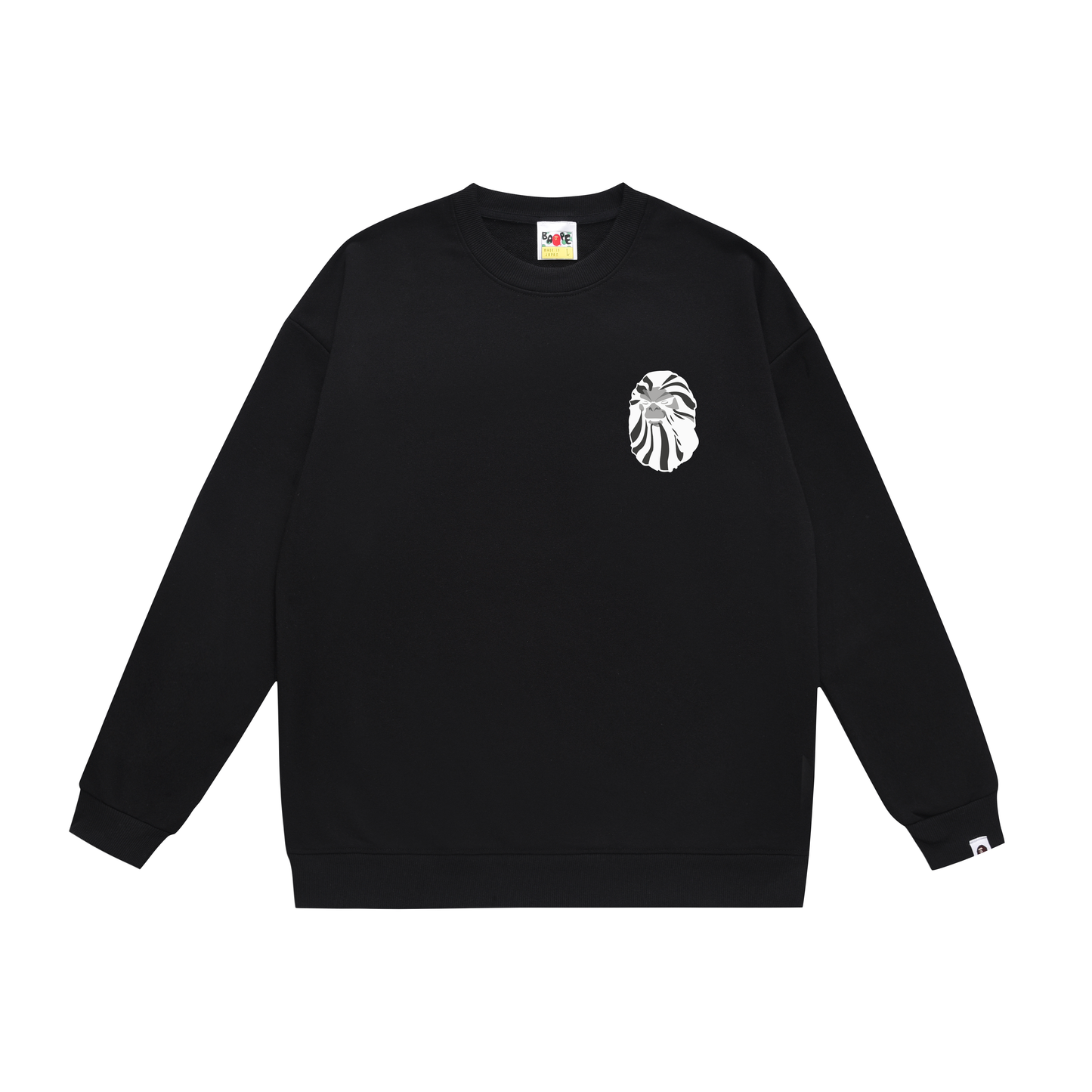 A Bathing Ape 3D Logo Print Hoodie Black