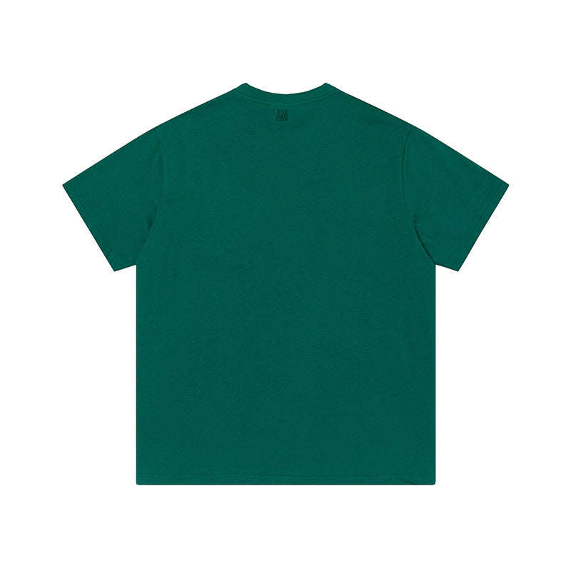 AMI Classic Logo Tee Dark Green