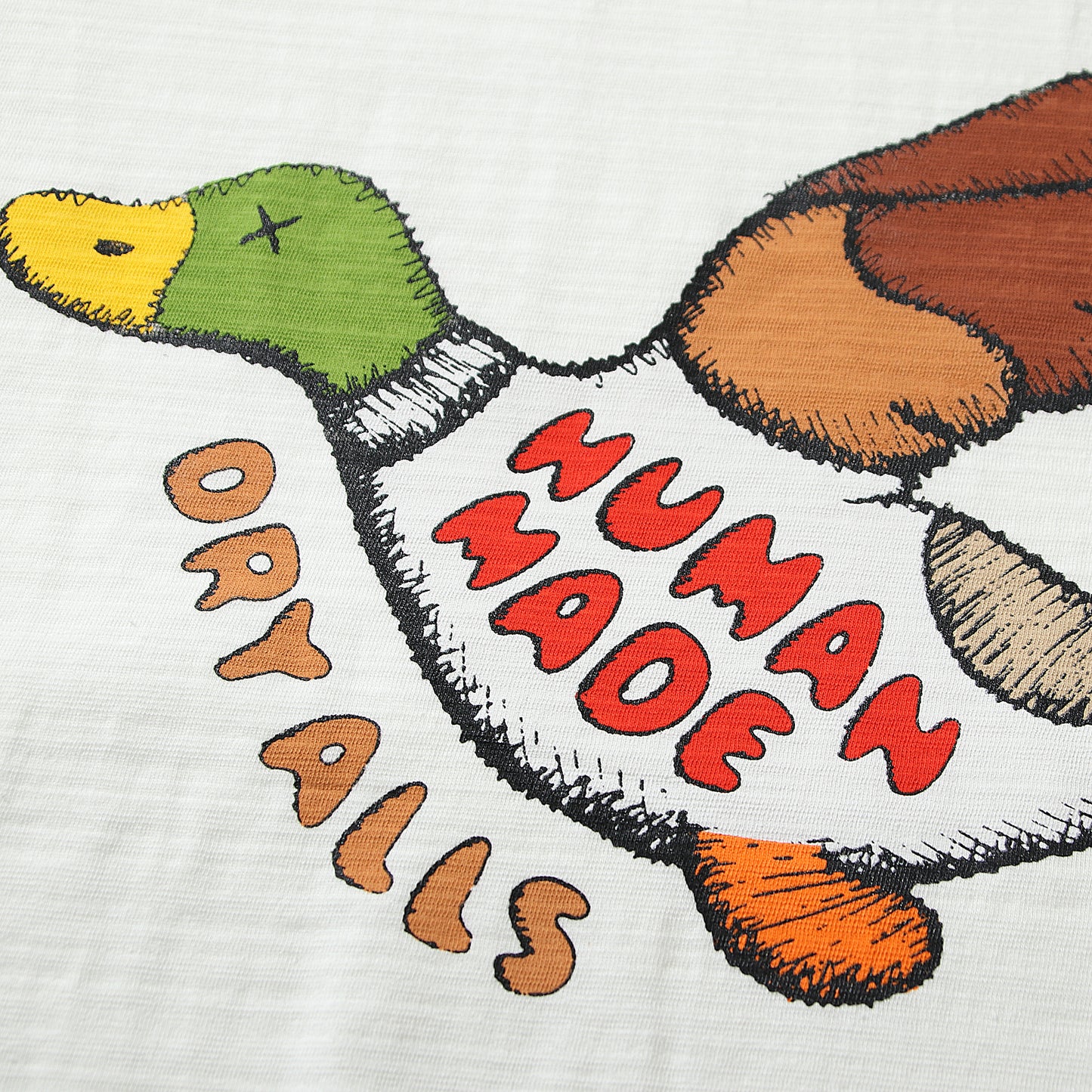 Human Made Classic Duck Logo Tee White