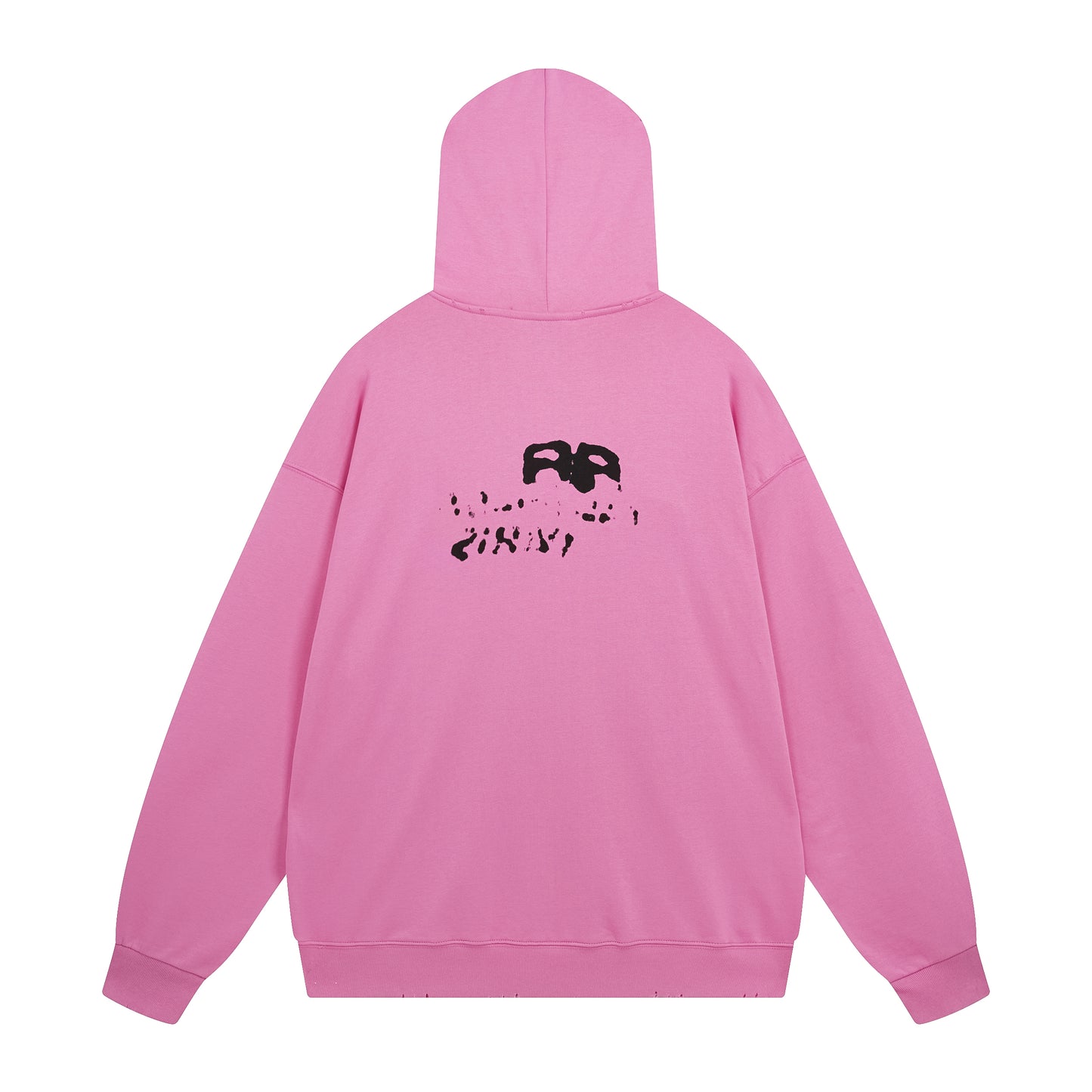 Balenciga logo hoodie BL238018 pink