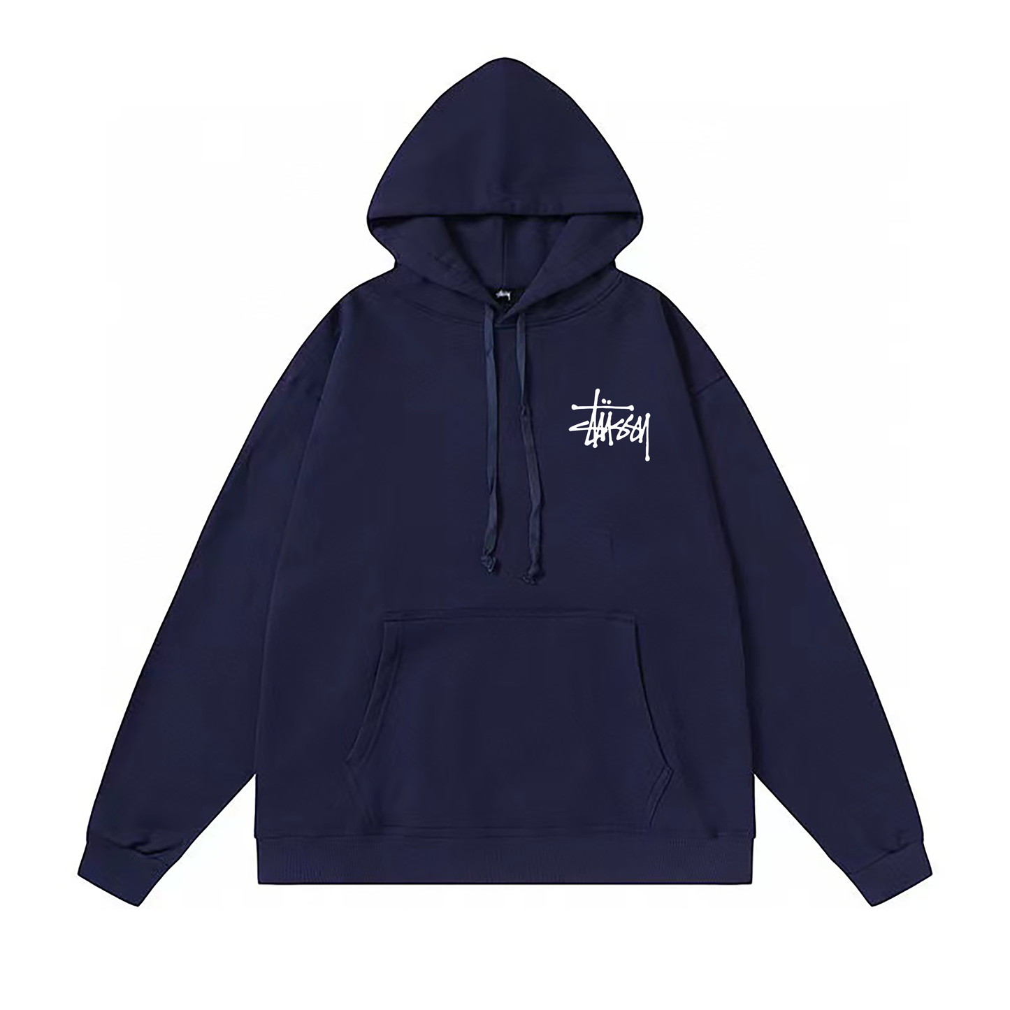 STUSSY PEGASUS PRINT HOODIE NAVY