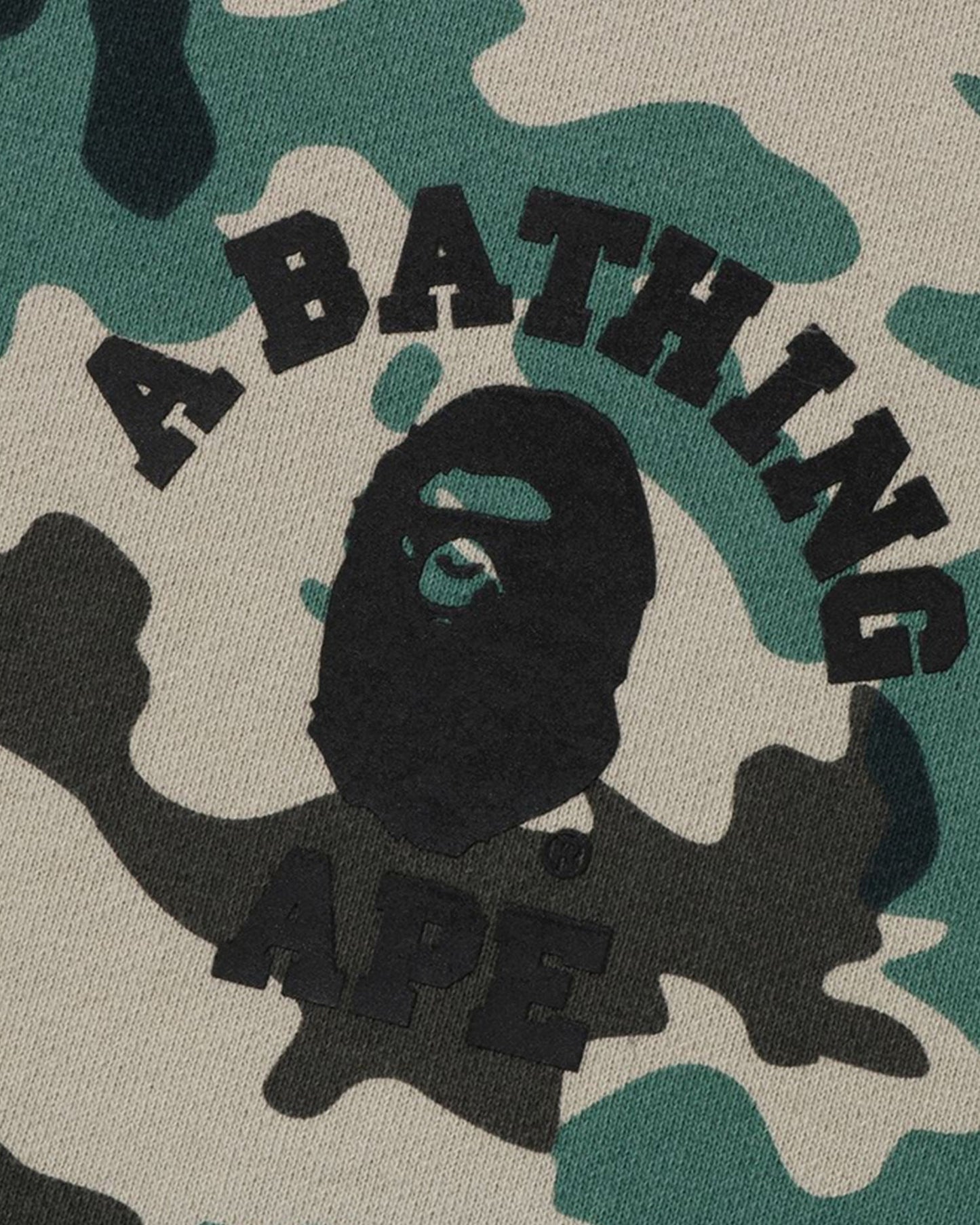 A Bathing Ape Woodland Camo Loose Fit Full Zip Hoodie