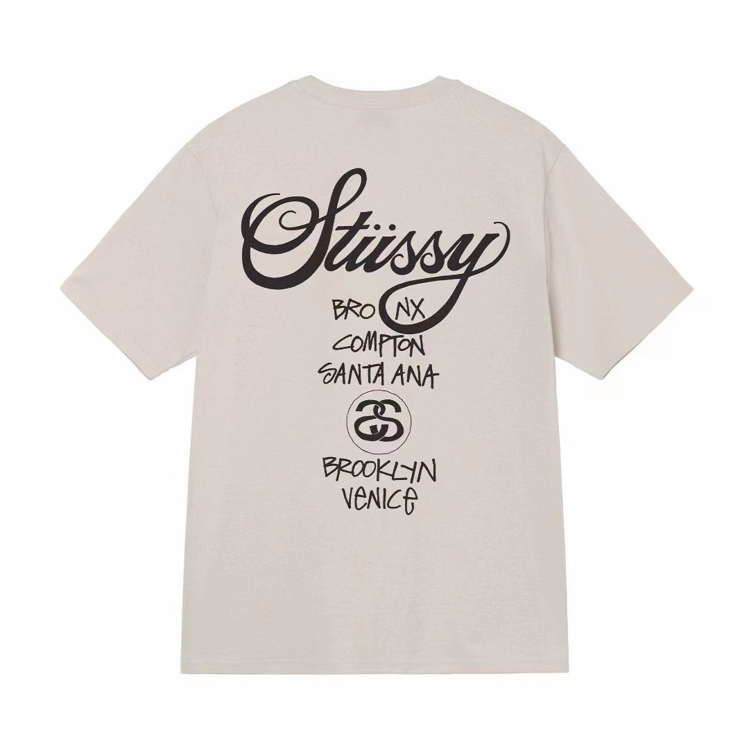 STUSSY WORLD TOUR CREW TEE