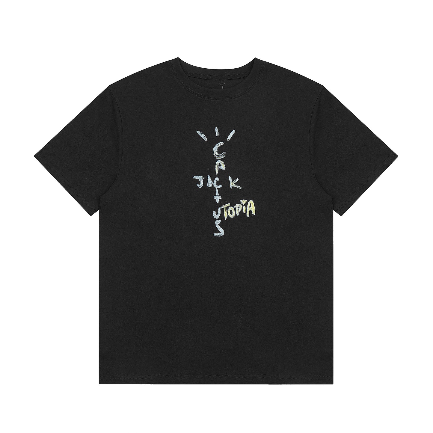 Travis Scott Graffiti Expert Print T shirt Black