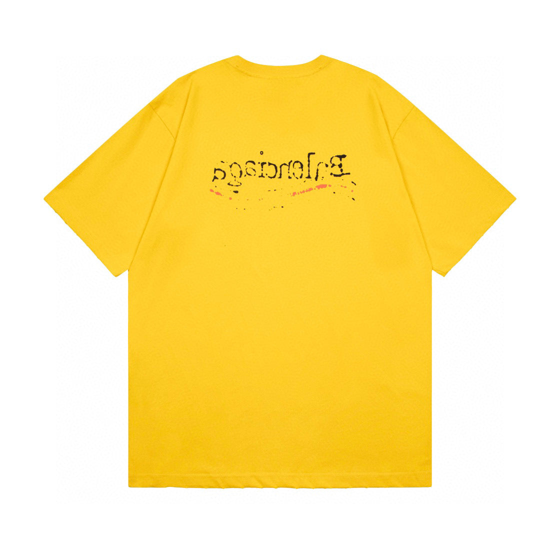 Balenciga logo tee lx2326 yellow