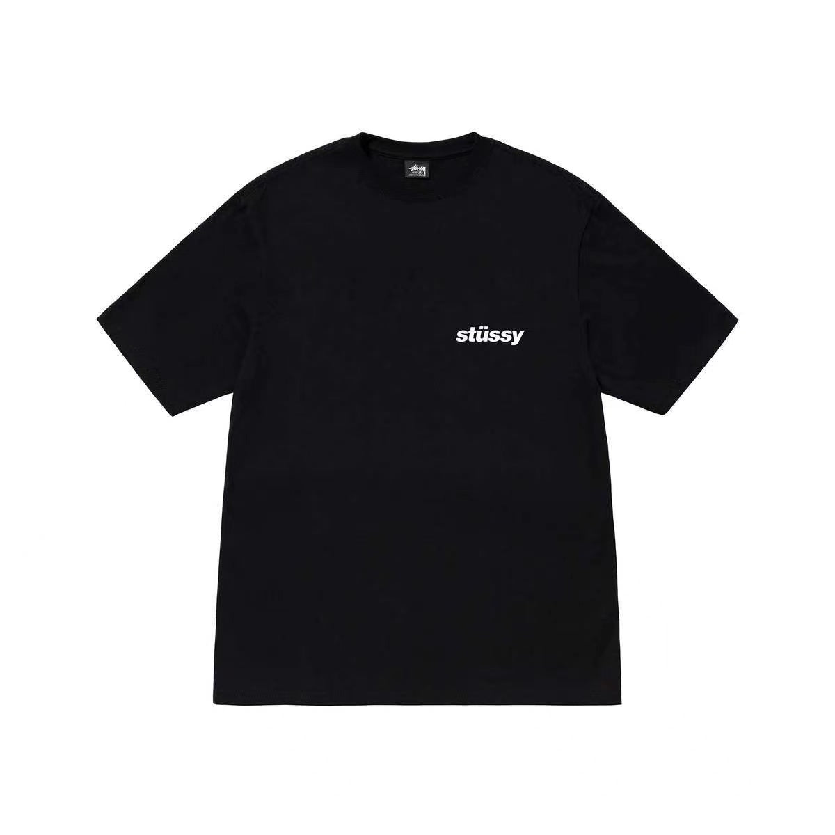 STUSSY Popsicle Tee In Black