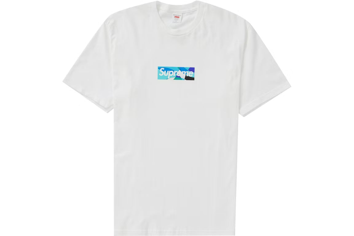 Supreme Emilio Pucci Box Logo Tee White/Blue