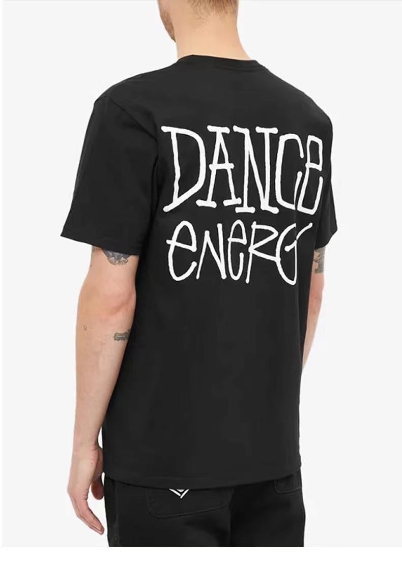 STUSSY DANCE ENERGY TEE BLACK