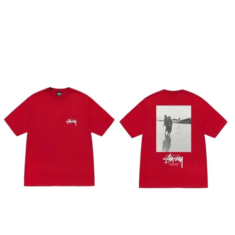 STUSSY LOW TIDE TEE RED