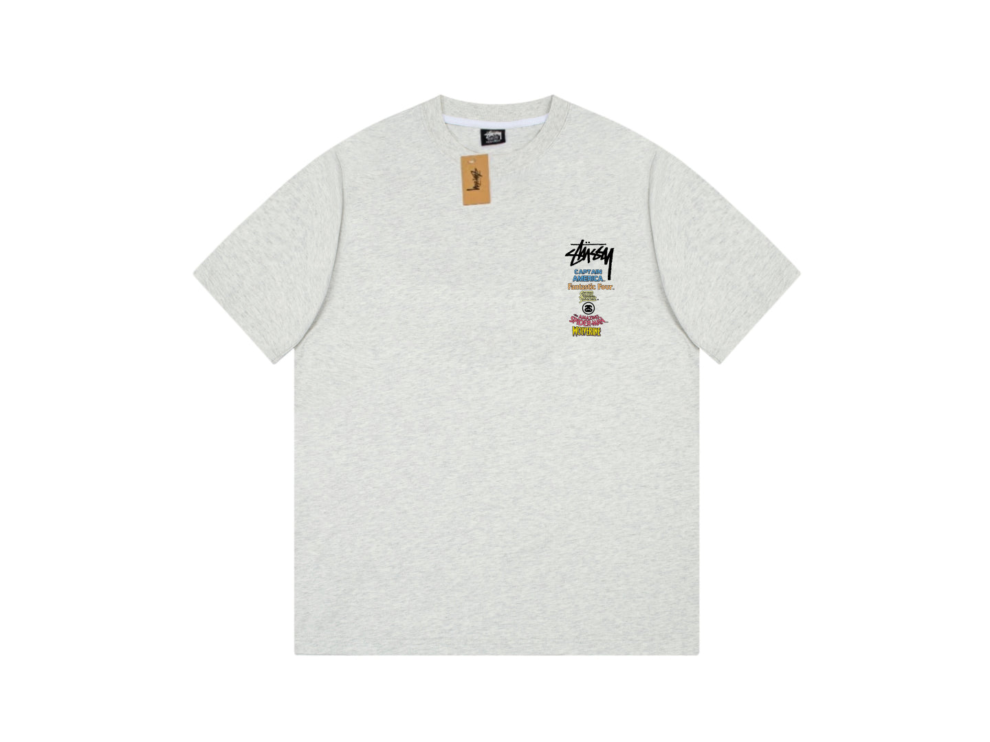 STUSSY FANTASTIC FOUR TEE GREY
