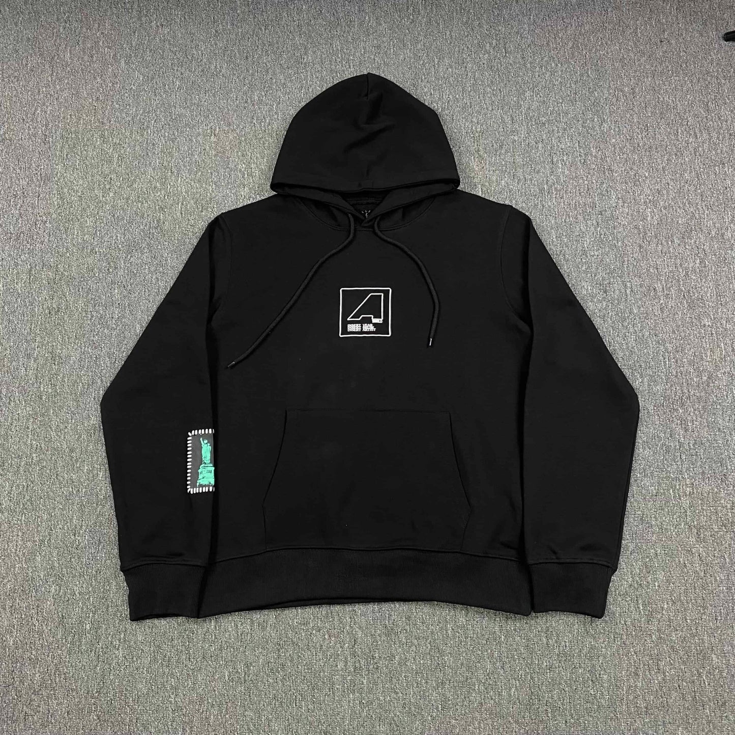 Utopia Black Hoodie