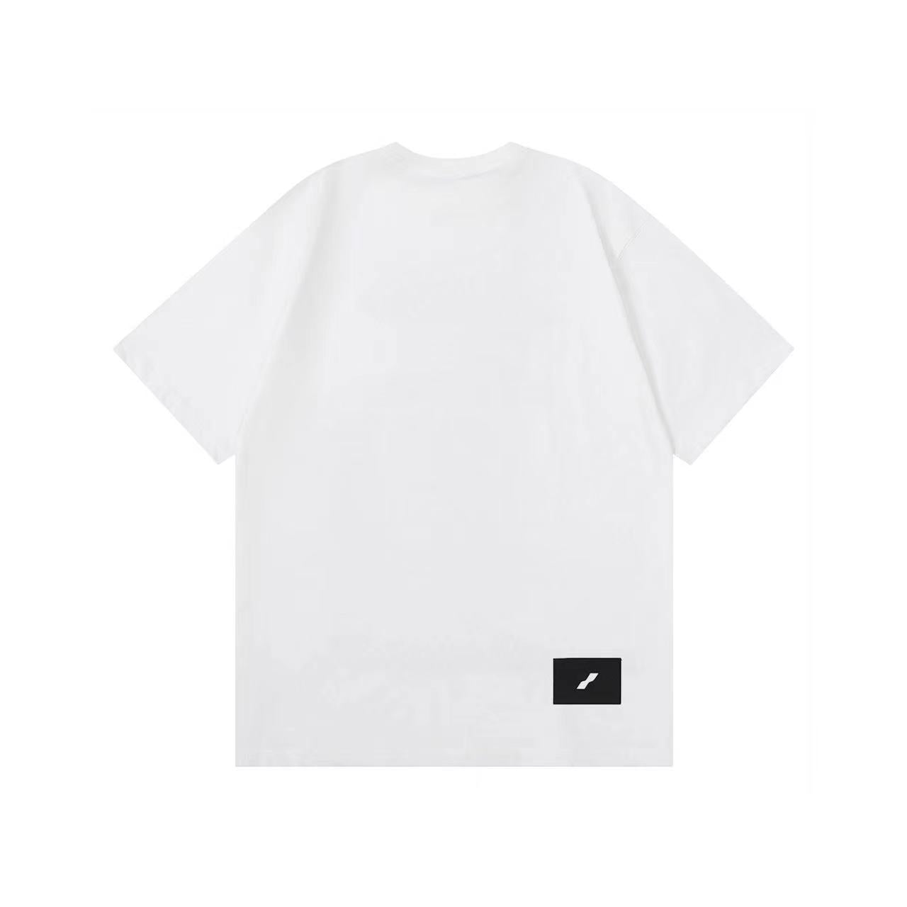 WE11DONE Track Logo Tee White