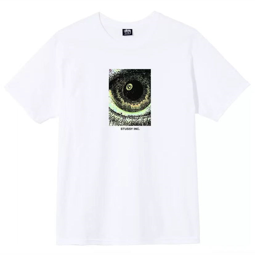 STUSSY EYE PRINT TEE WHITE