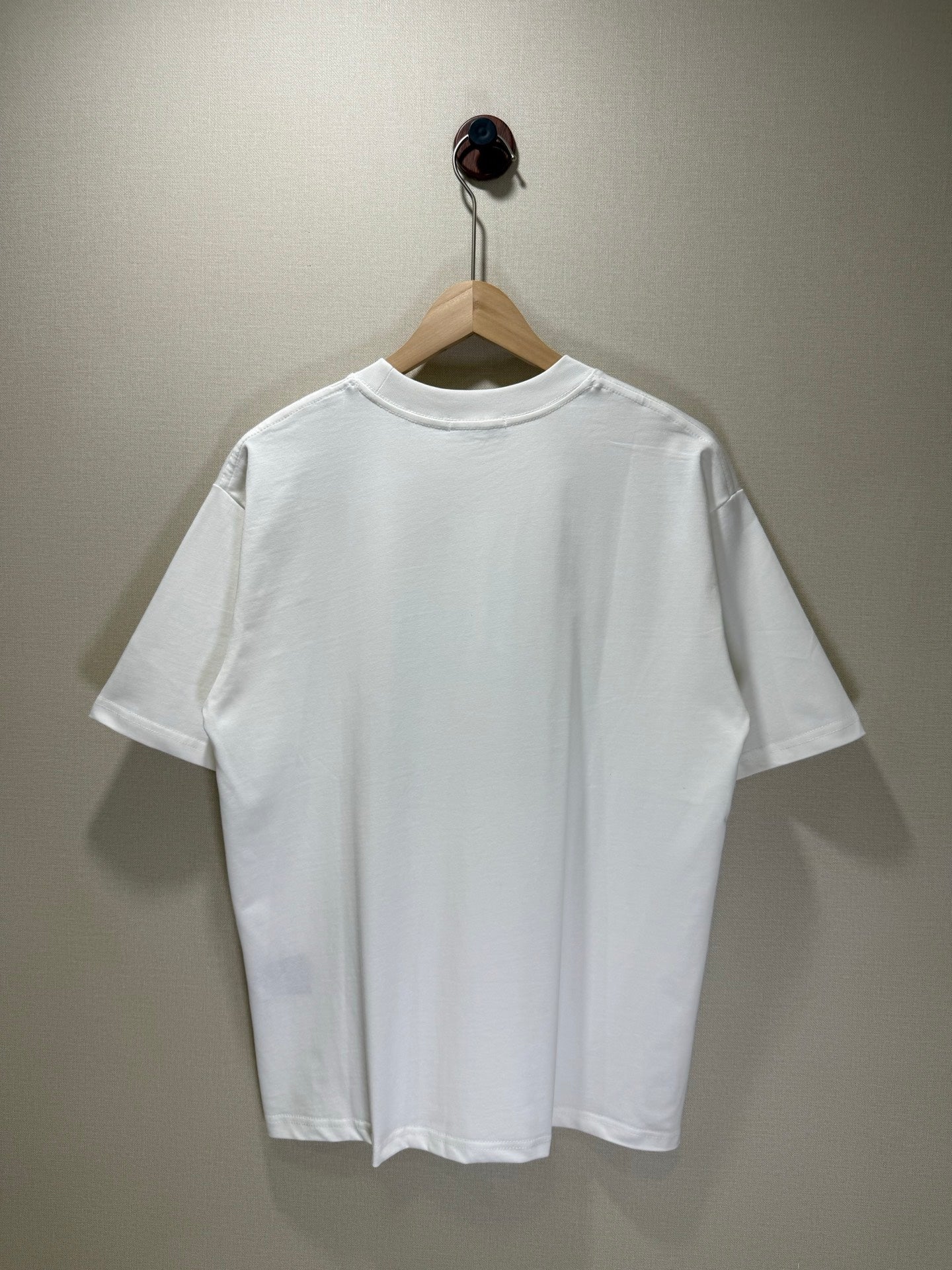 BALENCIAGA Sketch/Graffiti Logo Print Crew-Neck Short-Sleeve T-Shirt