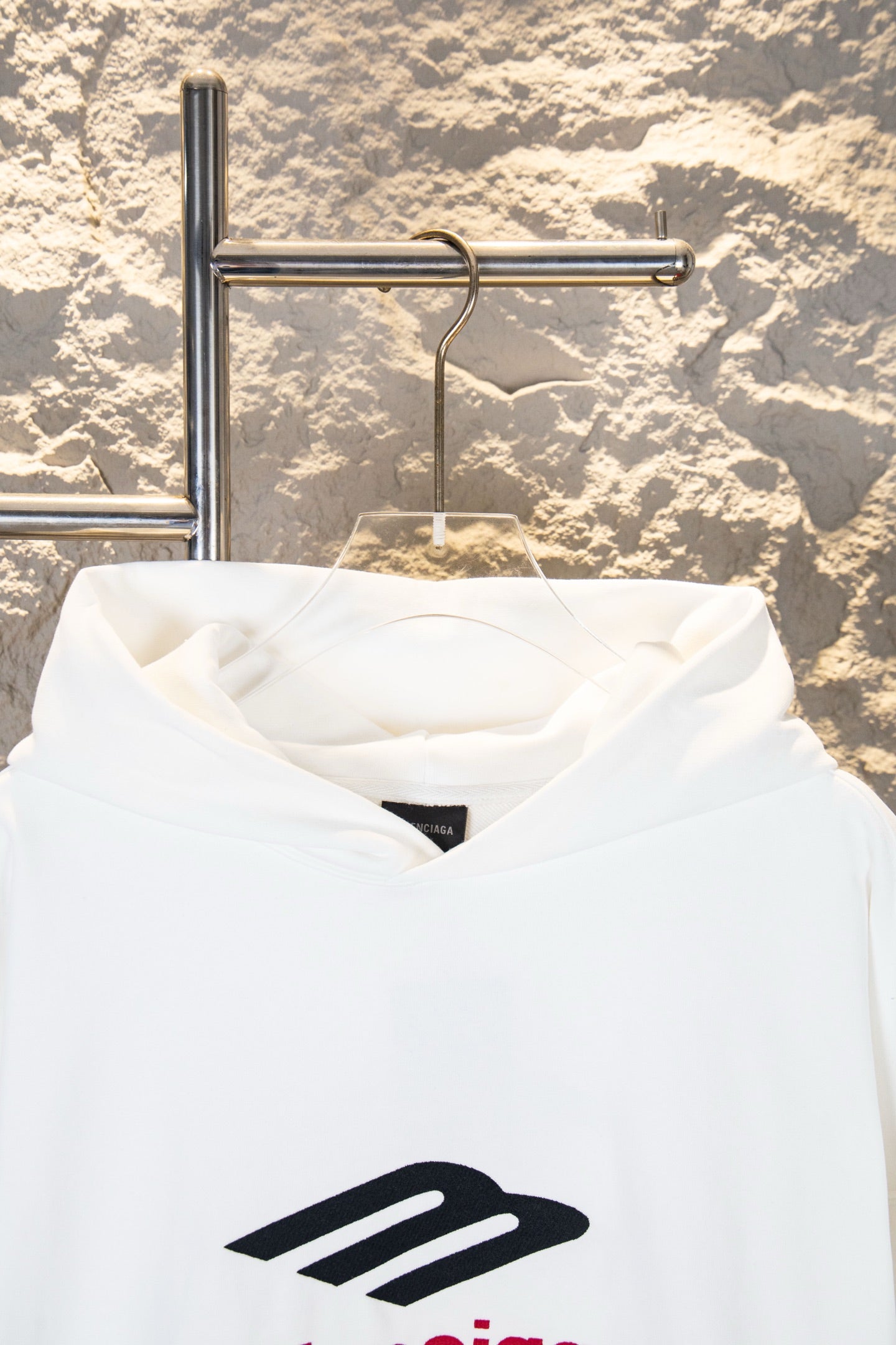Balenciaga "3B" Large "M" Sweatshirt with Full Front and Back Letter Embroidery