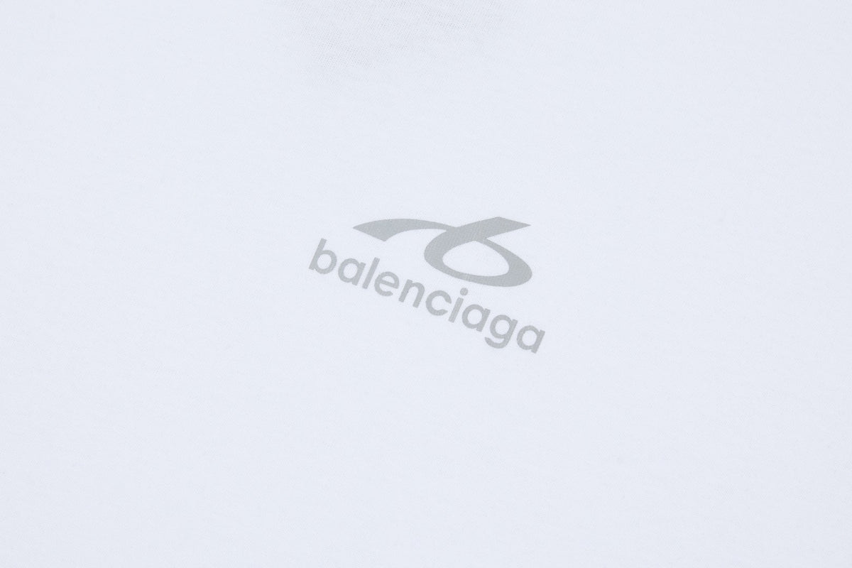 Balenciaga Reflective Logo Sport T-Shirt