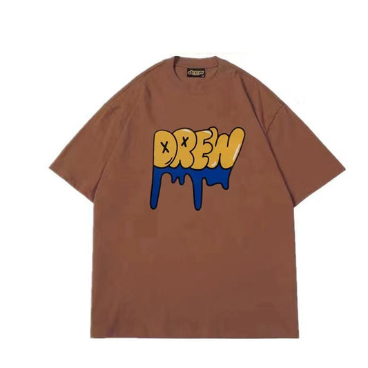 DREW HOUSE FUNKY PRINTED TEE BROWN