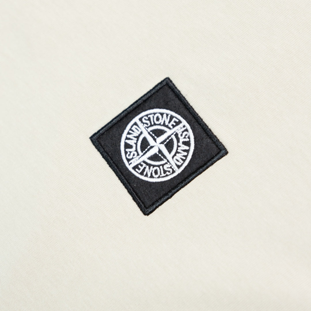 Stone Island Polo In Cream