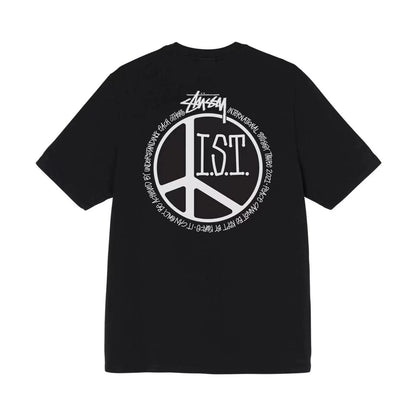 STUSSY PEACE TEE BLACK