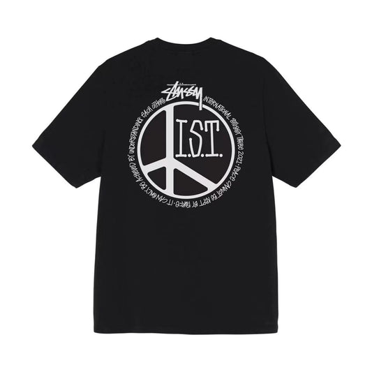 STUSSY PEACE TEE BLACK