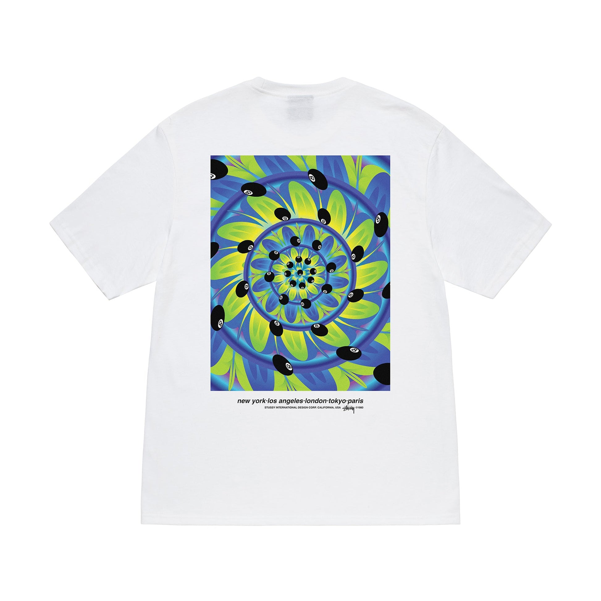 STUSSY Rabbit Hole Tee In White