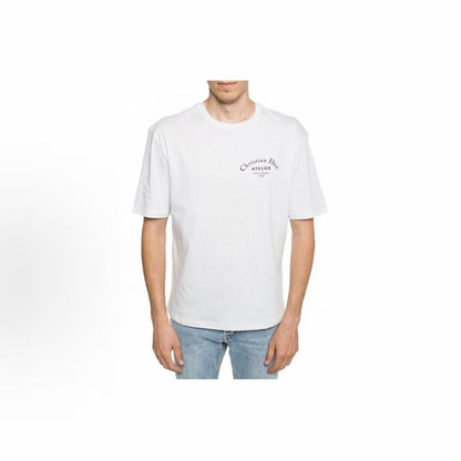 DIOR (Dior) Men's Short-Sleeved T-Shirt with Letter Logo Print, White