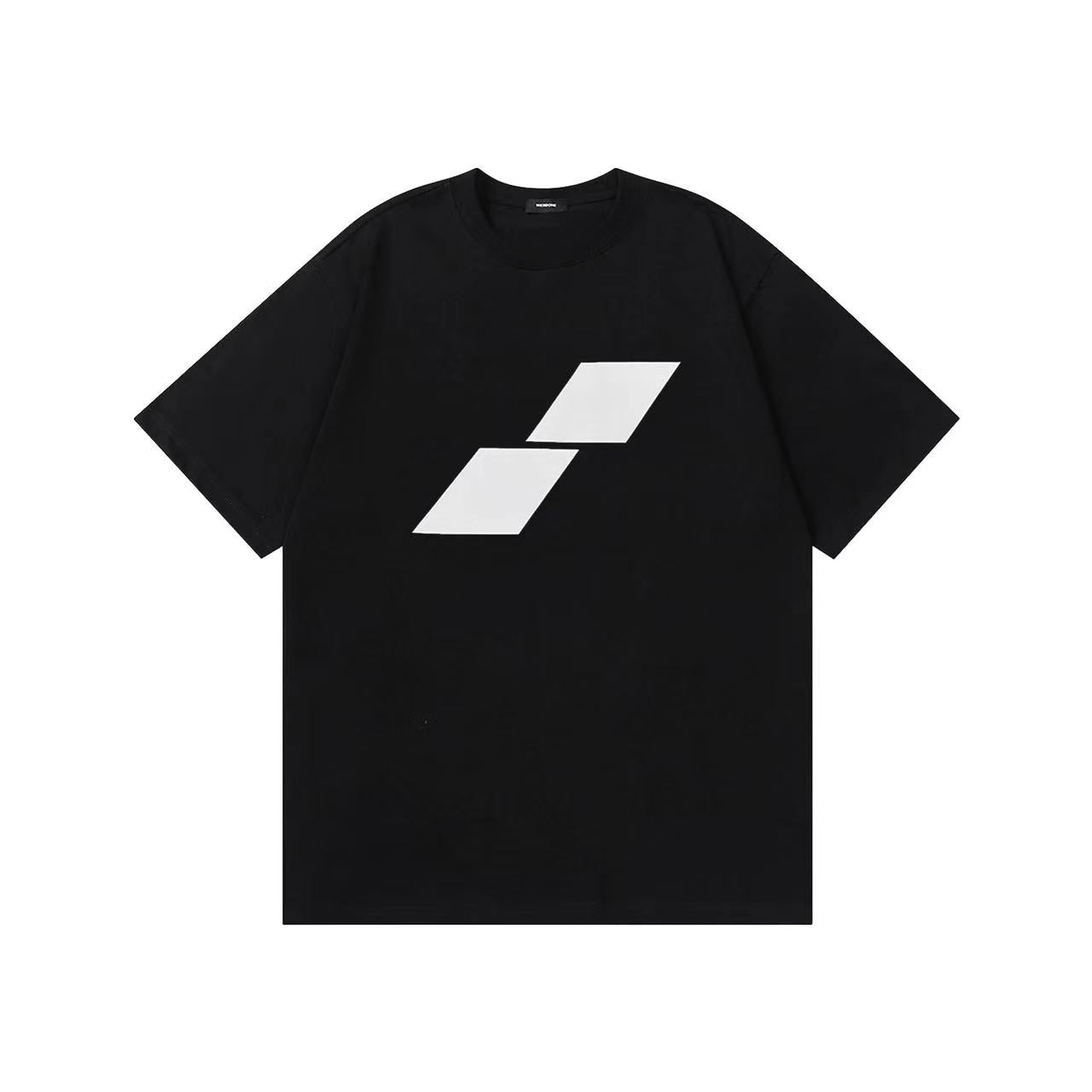 WE11DONE Rhombus Logo Tee Black
