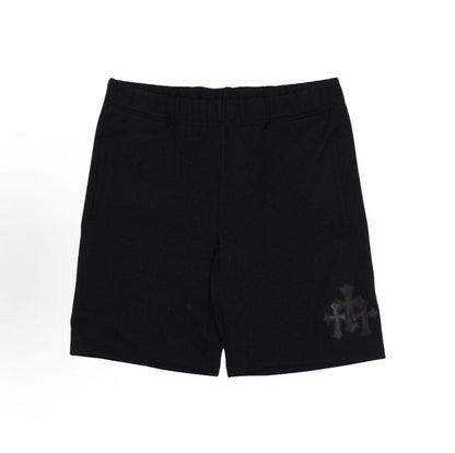 Chrome Hearts Cross Patch Pattern Stretch Waist Pants - Casual Shorts for Both Men and Women