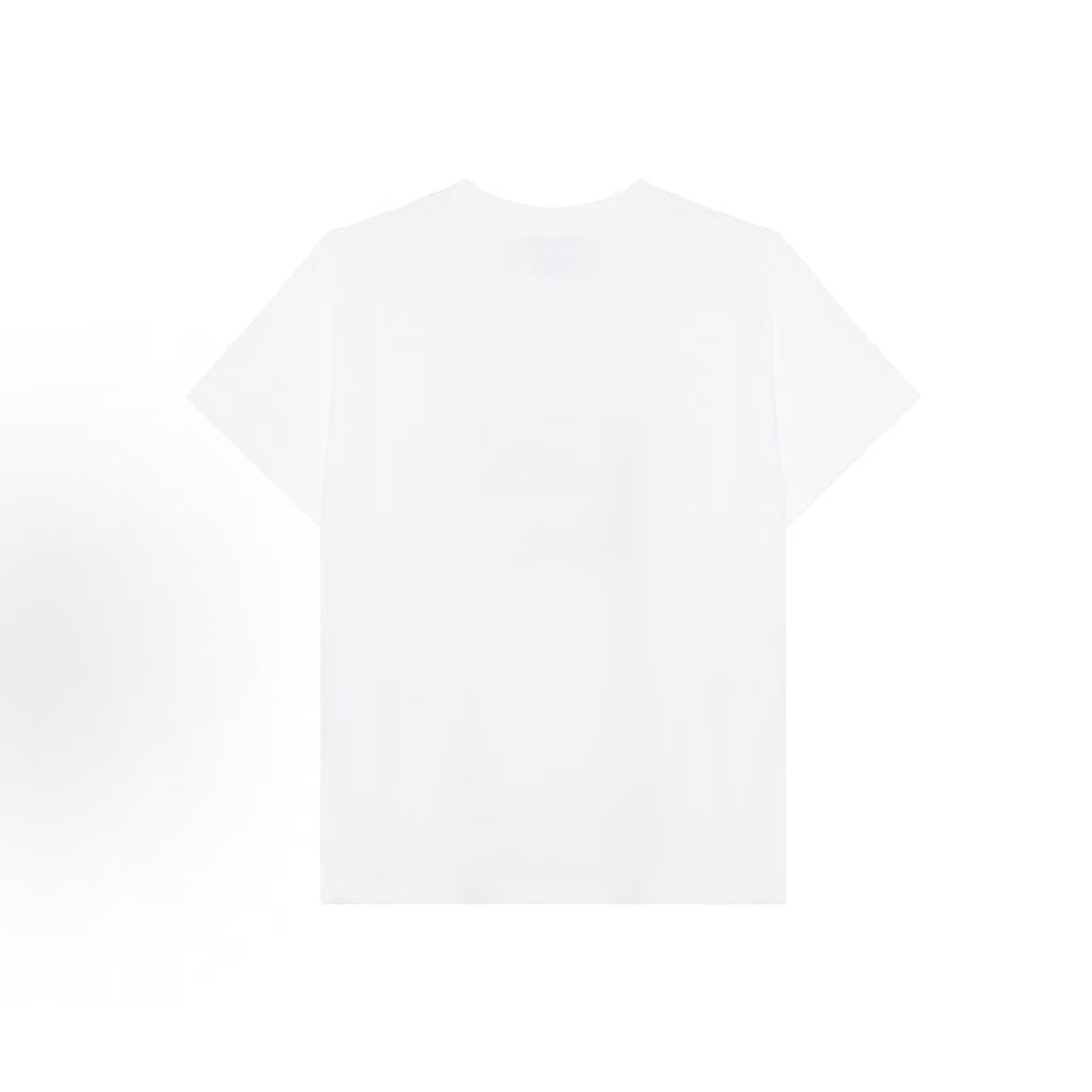 LOUIS VUITTON SS25 Neon Logo Round-neck Short-sleeved T-Shirt for Women - White - Classic Straight Fit Design