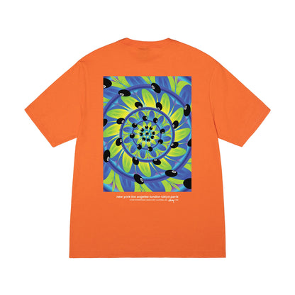 STUSSY Rabbit Hole Tee In Orange