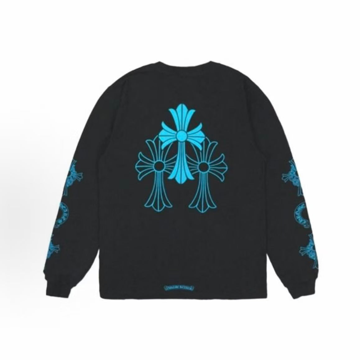 Chrome Hearts-Body Flower Sleeve Long-Sleeve T-Shirt, Unisex