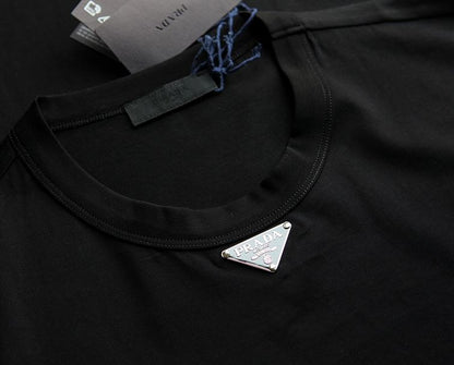 PRADA COTTON T-SHIRT BLACK – PT001