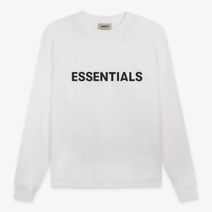 FOG FEAR OF GOD ESSENTIALS Casual Bottoming Multi-line Long Sleeve white