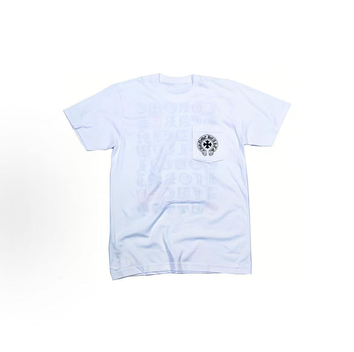 Chrome Hearts Tokyo Limited Edition Sanskrit Letter Print Short-Sleeved T-Shirt (for both men and women) - White
