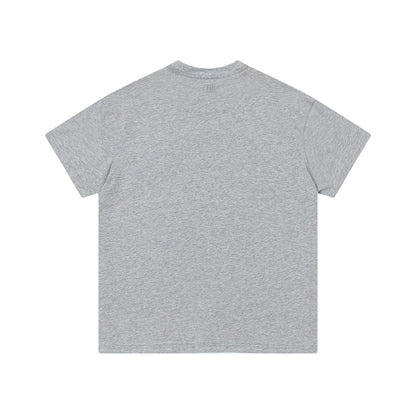AMI Paris France Logo Tee Grey