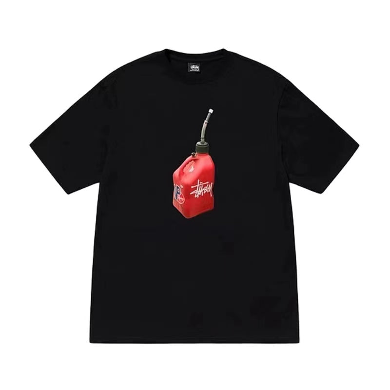 STUSSY OIL BARREL TEE BLACK