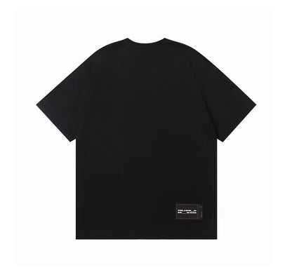 WE11DONE Barrage Print Tee Black