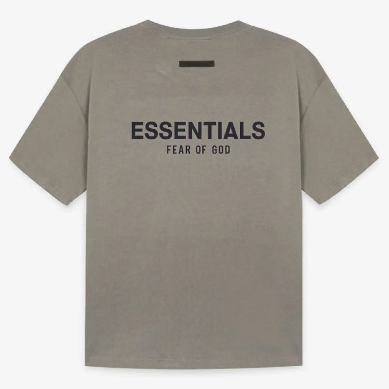 FOG Fear of God 21 Reproduced short -sleeved Essentials Summer casual T -shirt Dark brown