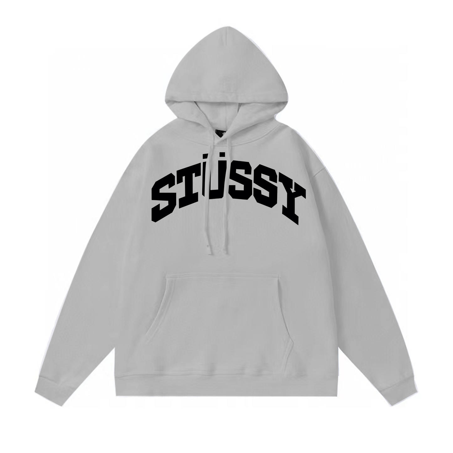 STUSSY CLASSIC HOODIE GREY