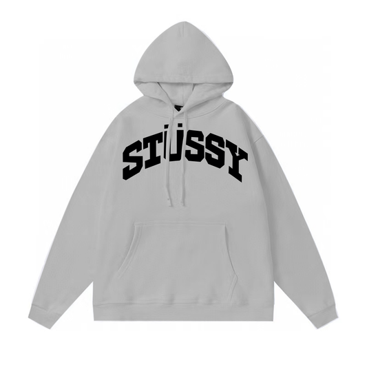 STUSSY CLASSIC HOODIE GREY