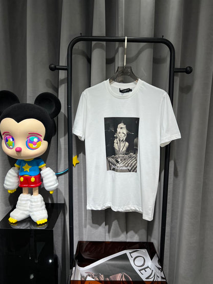 DOLCE & GABBANA CIAO KIM PASTA-PRINT T-SHIRT – DT012