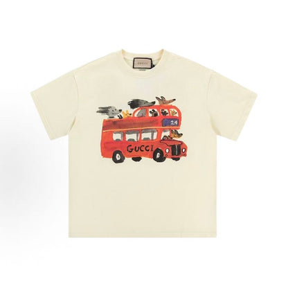 GUCCI - Short-sleeved Round-neck T-shirt - Men's and Women's style alike