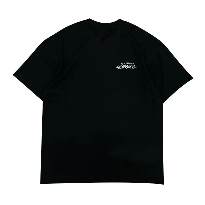 STUSSY REPAIR TEE BLACK