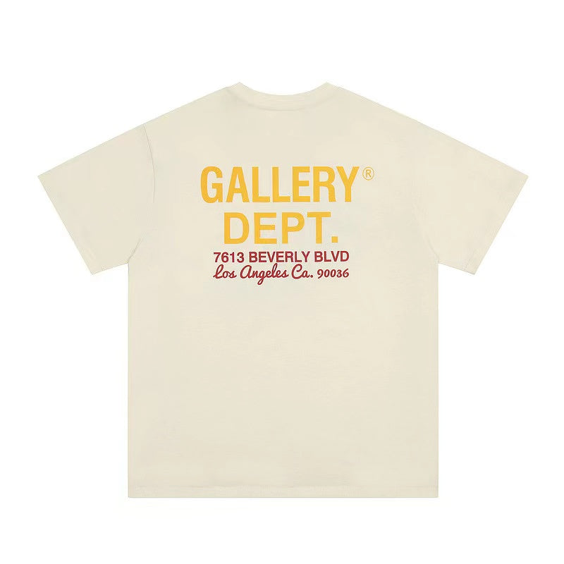GALLERY DEPT Car Show T-Shirt Cream