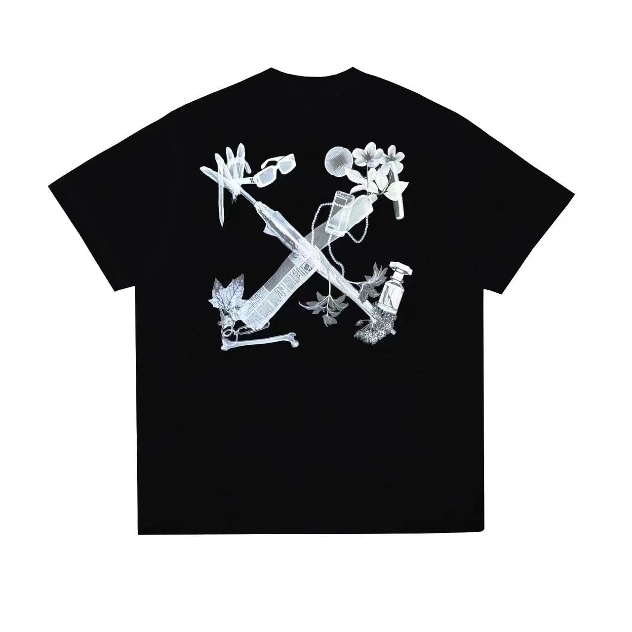 OFF-WHITE Phone Print Shirt Black