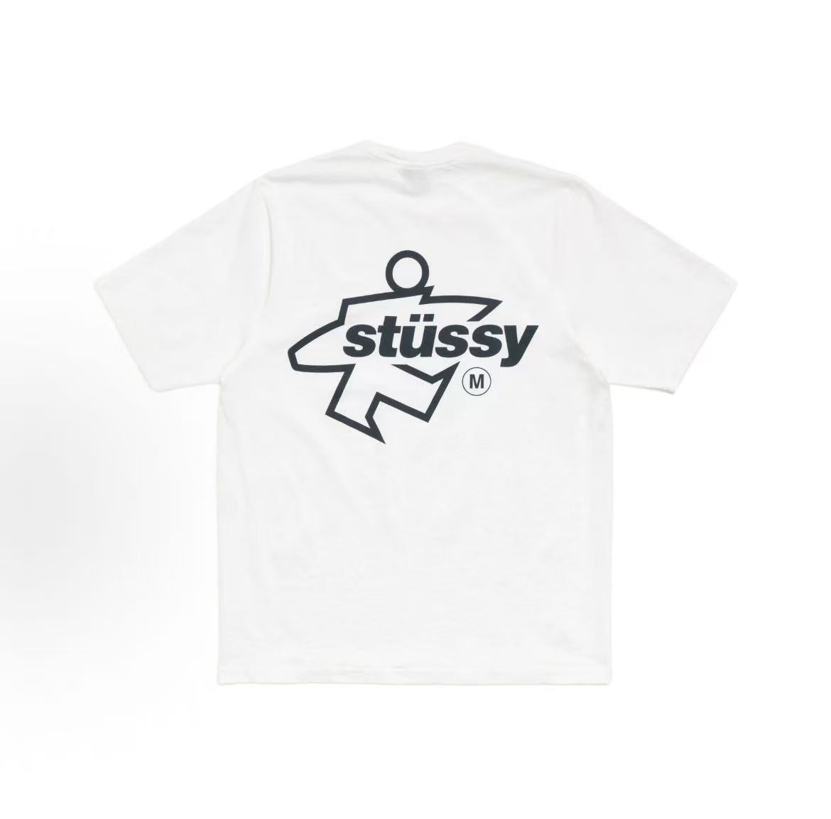 Stussy SS26 Classic Versatile Loose Geometric Logo Short-Sleeved T-Shirt (For Both Men and Women)