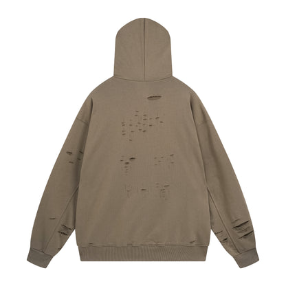 Balenciga logo hoodie BL238001 khaki