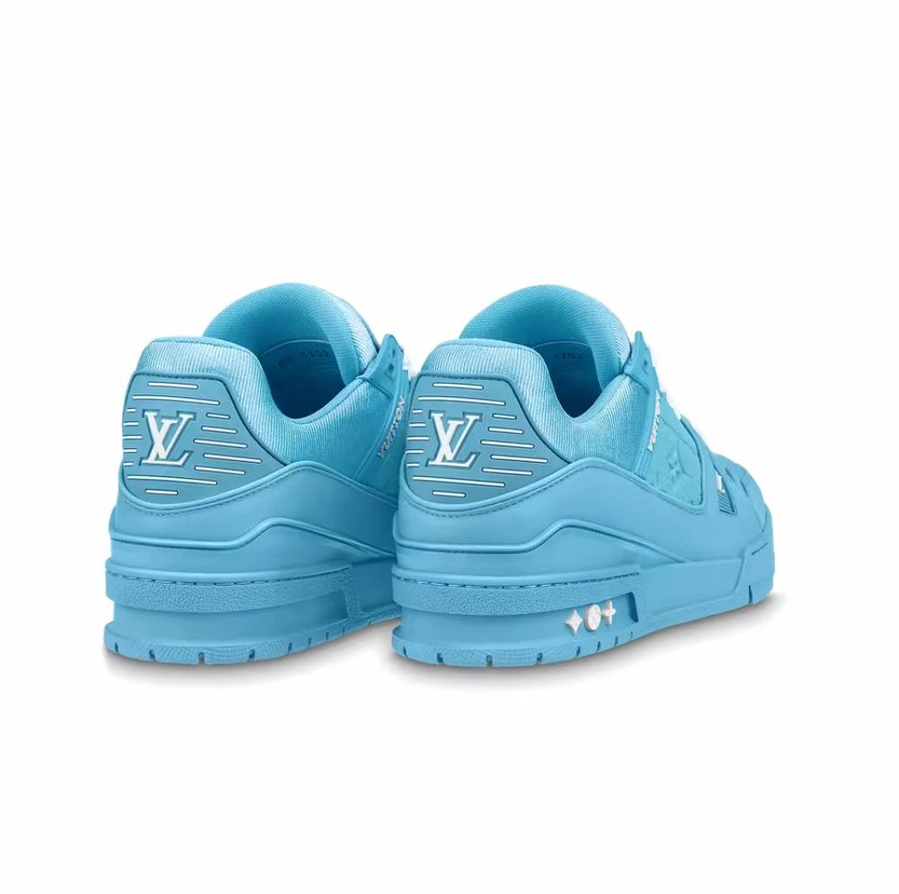 LOUIS VUITTON TRAINER SNEAKERS IN BLEU UNISEX  LSVT128